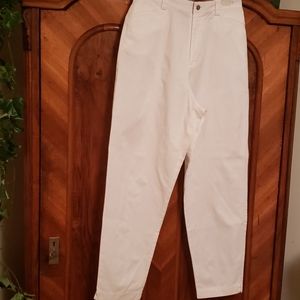 LIZSPORT WHITE PANTS  SZ 10